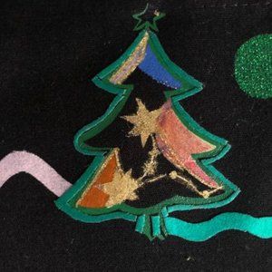 Holiday Apron Fabric Design on Apron